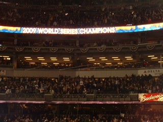 Lo Yankee Stadium il giorno di gara 6 delle World Series 2009