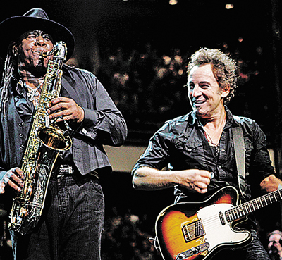 Clarence Clemons e Bruce Springsteen