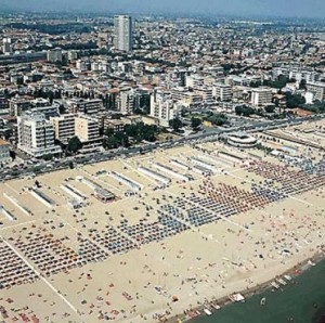 Una veduta di Rimini