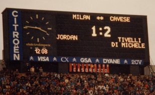 San Siro durante Milan-Cavese, campionato di serie 'B' 1982-1983