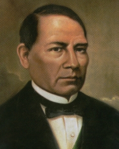 Un ritratto di Benito Juarez