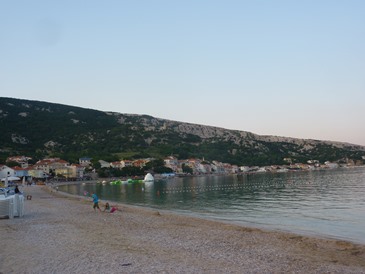 La spiaggia di Baska