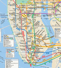La mappa della subway di New York