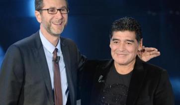 Fabio Fazio e Diego Maradona