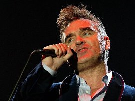 Una recente immagine di Morrissey