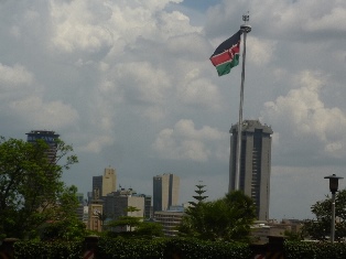 Nairobi vista dall'alto