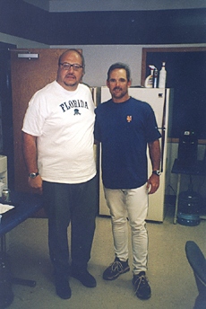 Riccardo Schiroli e Howard Johnson, aprile 2002