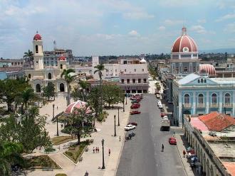 la città di Cienfuegos a Cuba