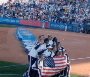 Gli Stati Uniti, medaglia d'oro nel softball ad Atene