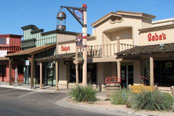 La "Old Town" di Scottsdale, Arizona