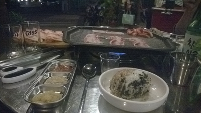 Come si presenta il barbecue coreano